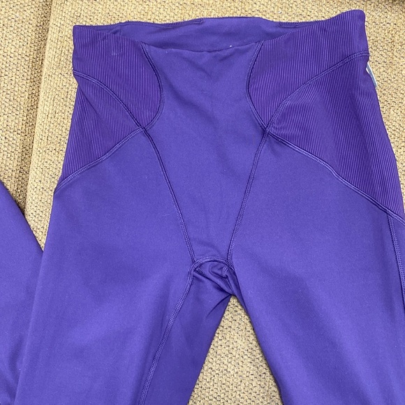 Savage x Fenty Curve Alert High-Waist Rib Legging in Punk Purple Size 8-10 NWT - Picture 4 of 7